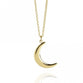 MARRAKECH Moon Necklace Gold